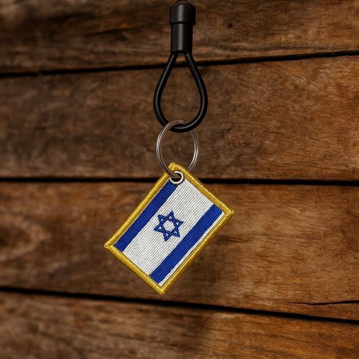 BP0009-011 Bandeira Israel Patch Bordado 5,7x3,8cm - Imagem 7