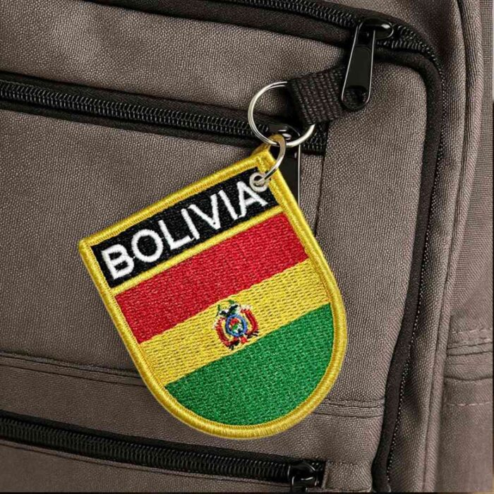 BP0029E-001 Bandeira Bolivia Patch Bordado 6,8x8 - Imagem 8