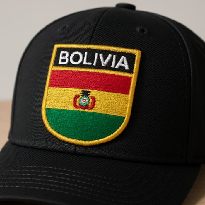 BP0029E-001 Bandeira Bolivia Patch Bordado 6,8x8 - Imagem 5