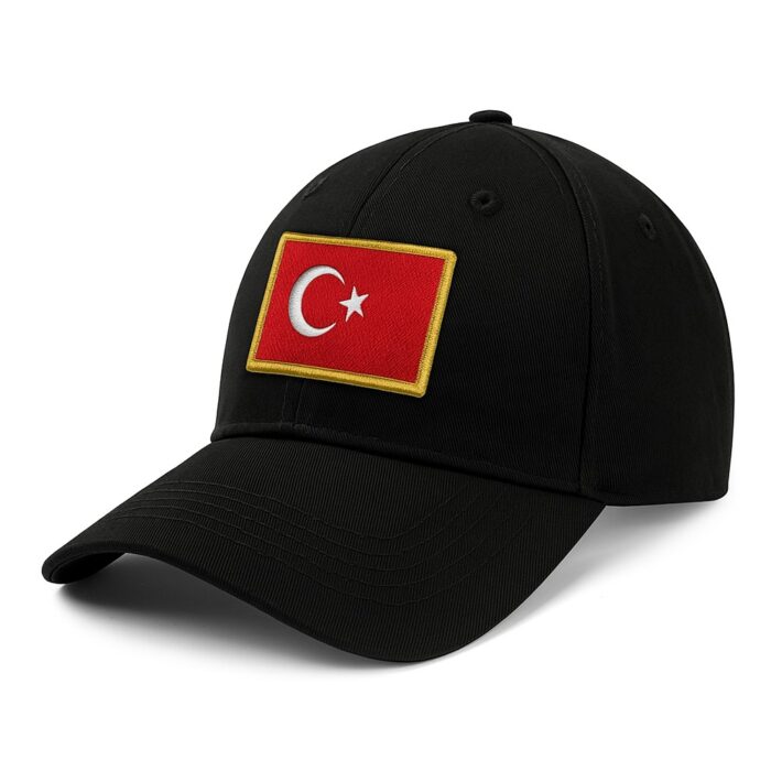 BP0428-075A Bandeira Turquia Patch Bordado 7,5x5,0cm - Imagem 5