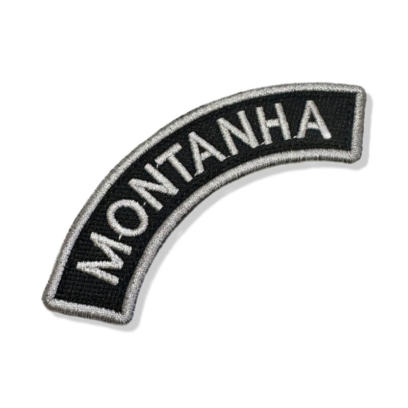 M0075-005 Tarja Montanha Patch Bordado 12x4,4cm