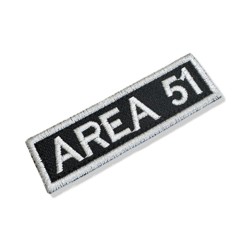 Área 51 Patch Bordado Para Colete Moto Jaqueta Camisa Roupa