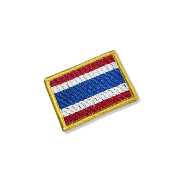 BP0206-011 Bandeira Tailândia Patch Bordado 5,7x3,8cm - Imagem 4