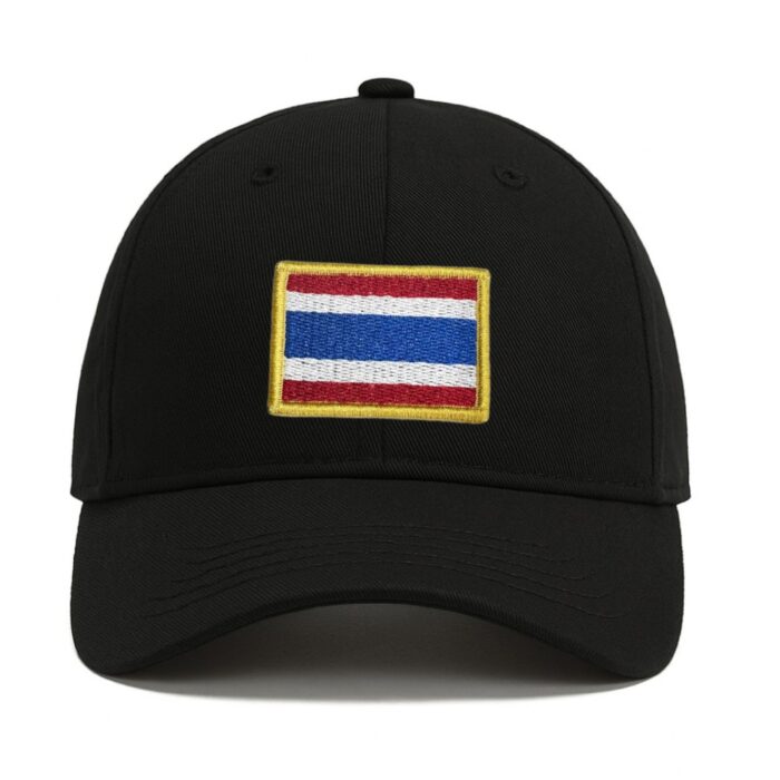 BP0206-011 Bandeira Tailândia Patch Bordado 5,7x3,8cm - Imagem 5