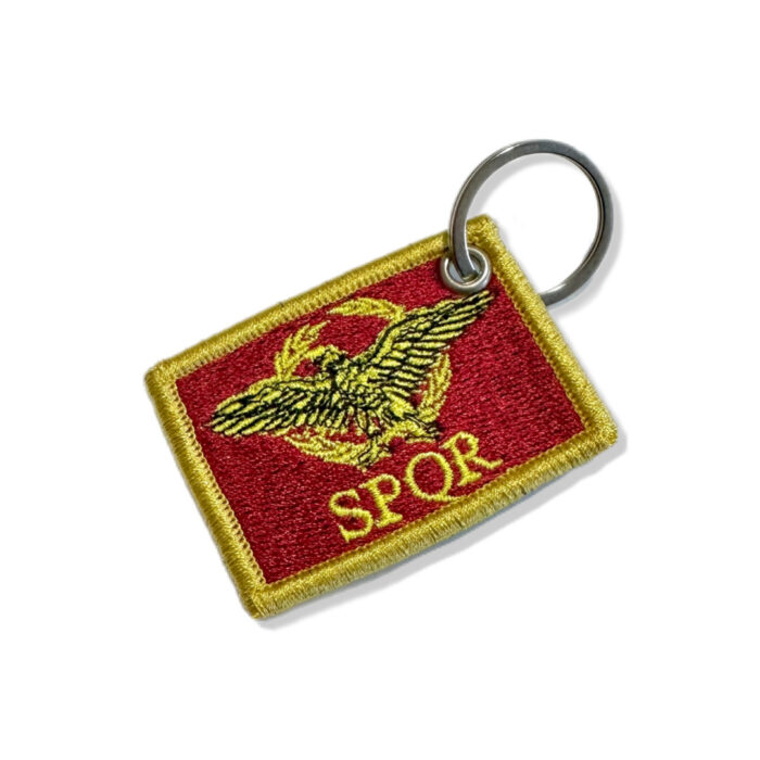 BP0234-011 Bandeira Império Romano Patch Bordado 5,7x3,8cm - Imagem 7