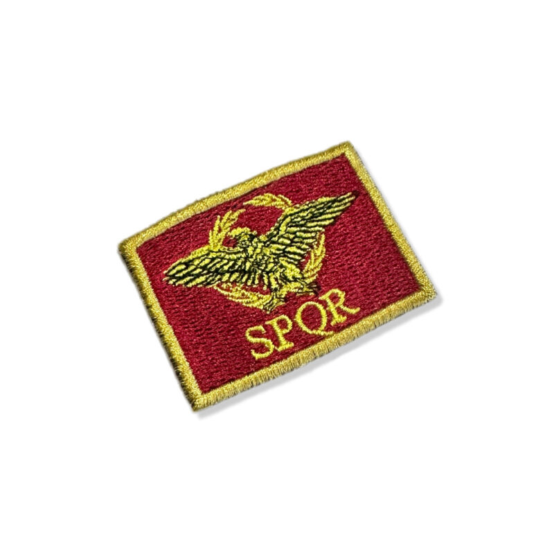 BP0234-011 Bandeira Império Romano Patch Bordado 5,7x3,8cm