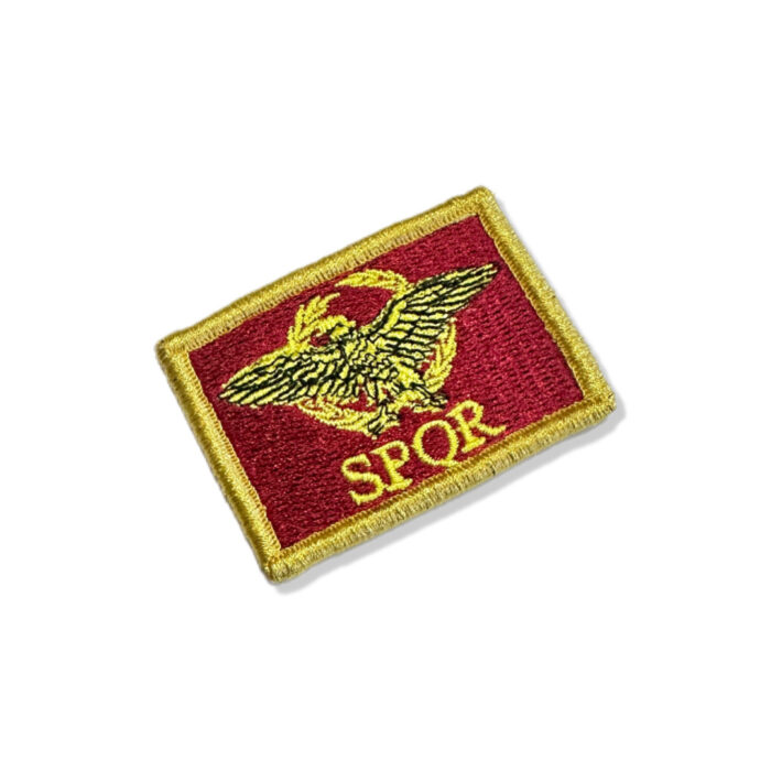 BP0234-011 Bandeira Império Romano Patch Bordado 5,7x3,8cm - Imagem 4