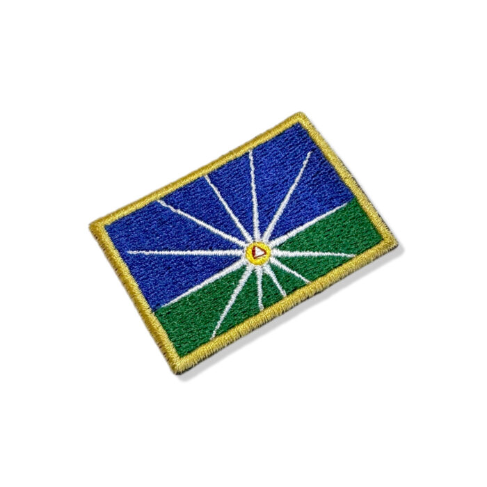 BC0011-011 Bandeira Uberlândia MG Patch Bordado 5,7x3,8cm