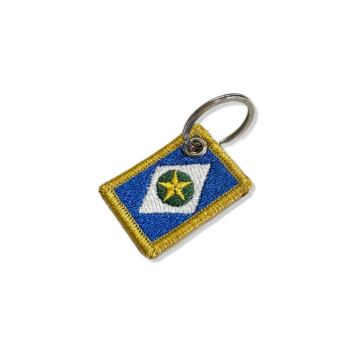 BE0193-031 Bandeira Mato Grosso Norte Patch Bordado 3,8x2,5 - Imagem 7