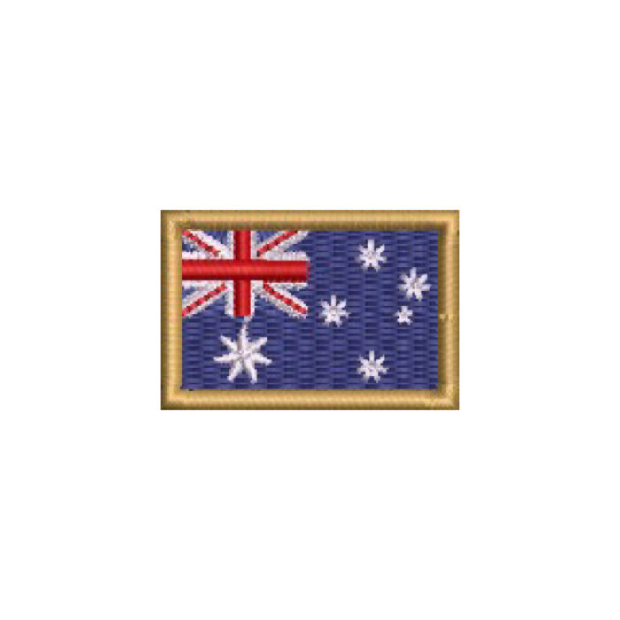 BP0007-031 Bandeira Austrália Patch Bordado 3,8x2,5cm - Imagem 9