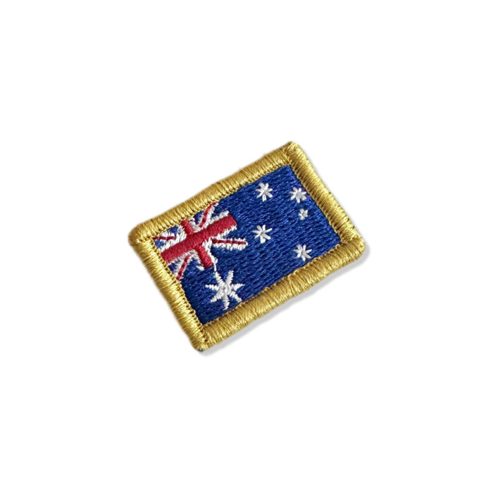 BP0007-031 Bandeira Austrália Patch Bordado 3,8x2,5cm - Imagem 4