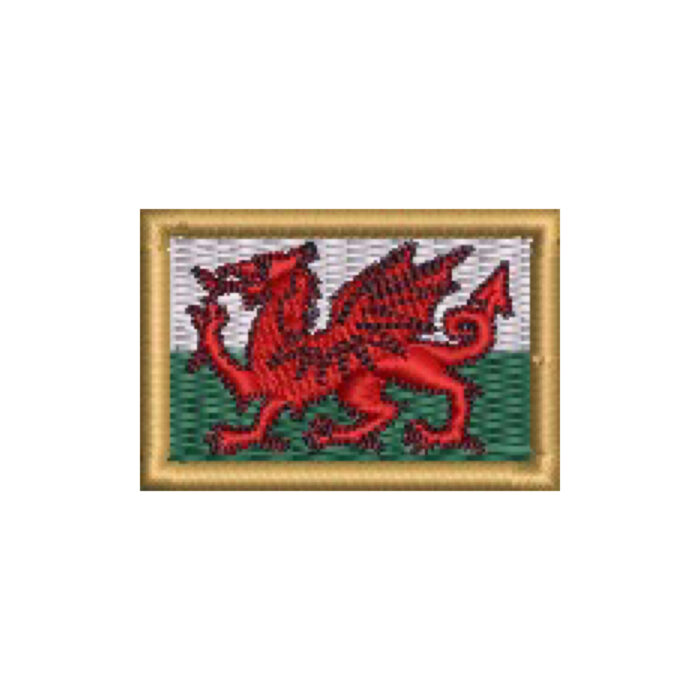 BP0190-031 Bandeira Pais de Gales Patch Bordado 3,8x2,5cm - Imagem 9
