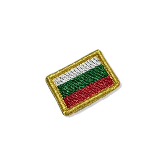 BP0204-031 Bandeira Bulgaria Patch Bordado 3,8x2,5cm - Imagem 4