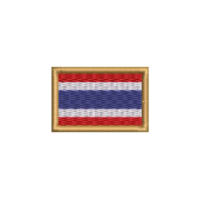BP0206-031 Bandeira Tailândia Patch Bordado 3,8x2,5cm - Imagem 9