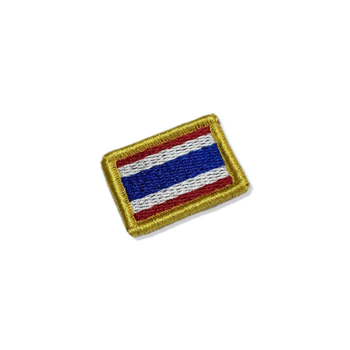 BP0206-031 Bandeira Tailândia Patch Bordado 3,8x2,5cm - Imagem 4