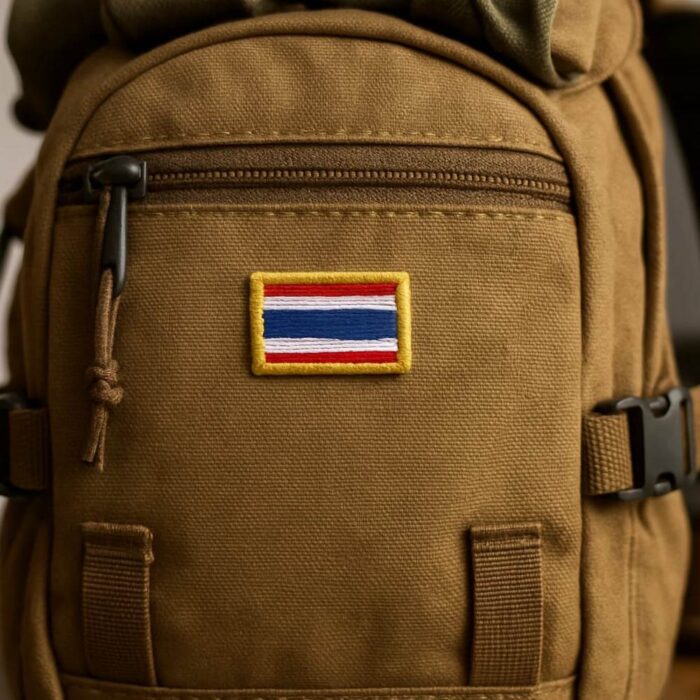 BP0206-031 Bandeira Tailândia Patch Bordado 3,8x2,5cm - Imagem 6