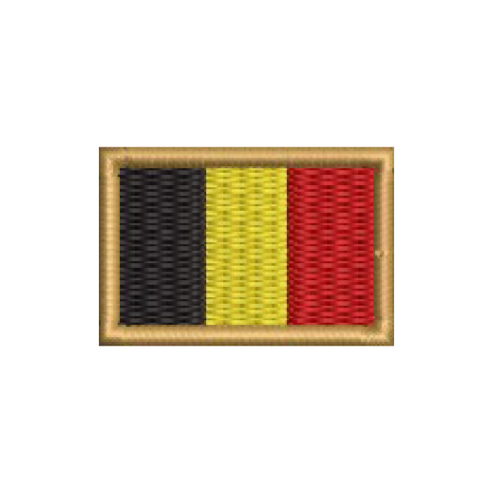 BP0215-031 Bandeira Bélgica Patch Bordado 3,8x2,5cm - Imagem 9