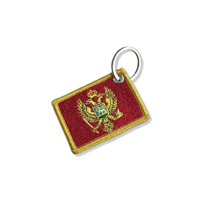 BP0243-011 Bandeira Montenegro Patch Bordado 5,7x3,8cm - Imagem 7
