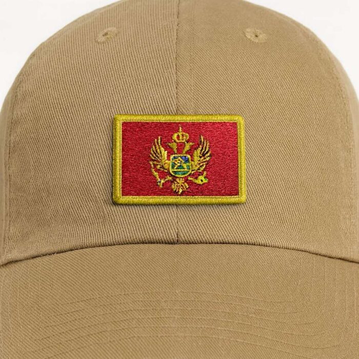 BP0243-011 Bandeira Montenegro Patch Bordado 5,7x3,8cm - Imagem 5