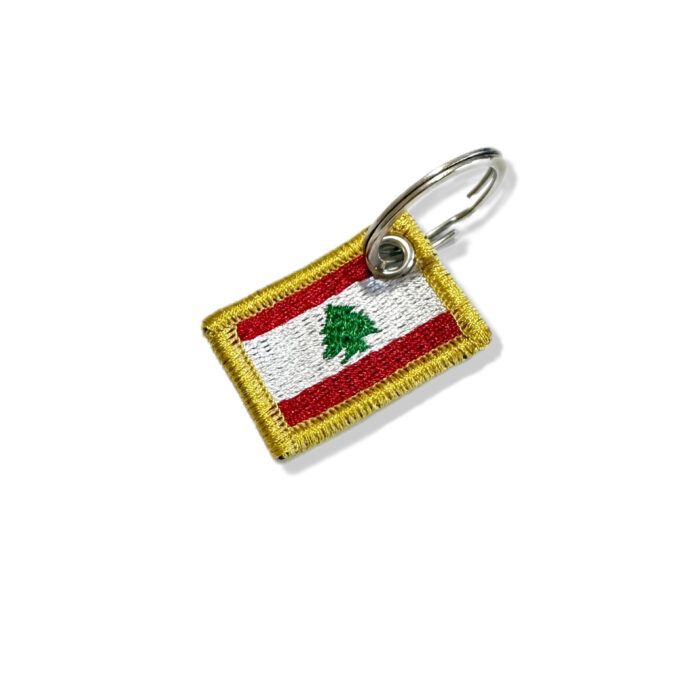 BP0446-031 Bandeira Líbano Patch Bordado 3,8x2,5cm - Imagem 7