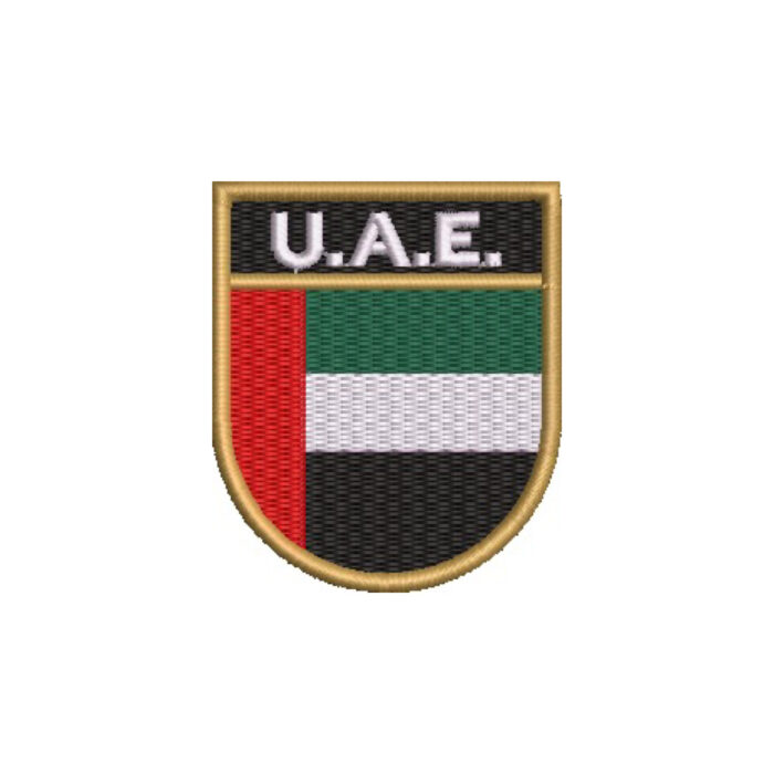 BP0210E-011 Bandeira U.A.E. Patch Bordado 5,7x6,8cm - Imagem 8