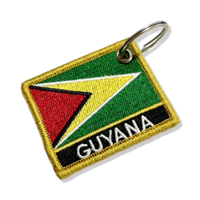 BP0224N-011 Bandeira Guiana Patch Bordado 5,7×4,8 cm - Imagem 7