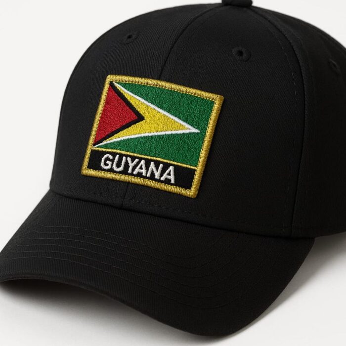 BP0224N-011 Bandeira Guiana Patch Bordado 5,7×4,8 cm - Imagem 5