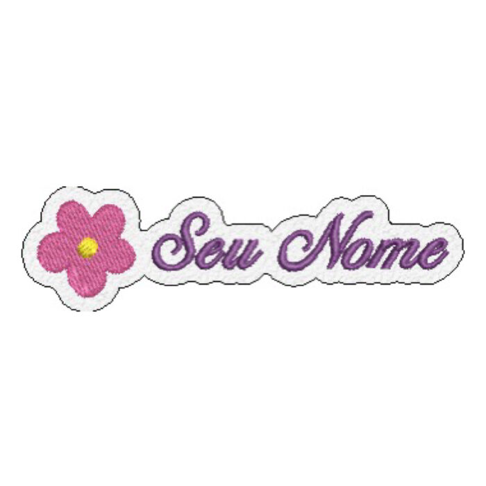 V0040-001 Nome Personalizado Patch Bordado Termo Adesivo - Imagem 2