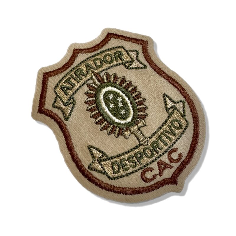 M0215-068D Atirador Desportivo CAC Patch Bordado 7x9cm