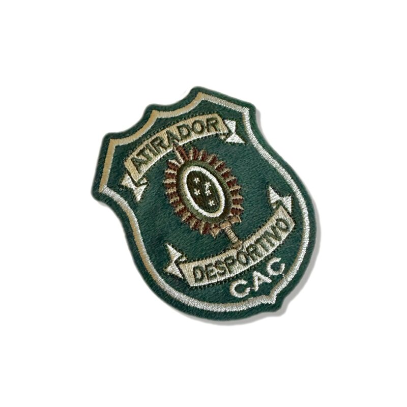 M0215-068C Atirador Desportivo CAC Patch Bordado 7x9cm
