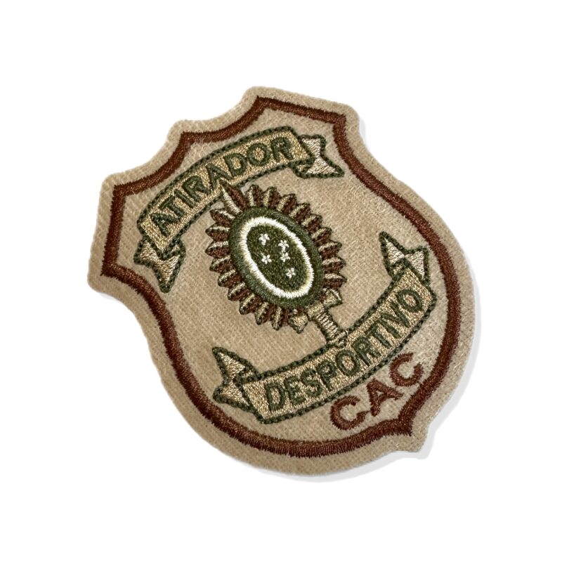M0215-068D Atirador Desportivo CAC Patch Bordado 7x9cm