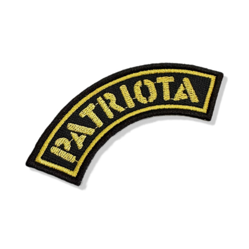 DGV003-01 Tarja Patriota Patch Bordado 11x3cm