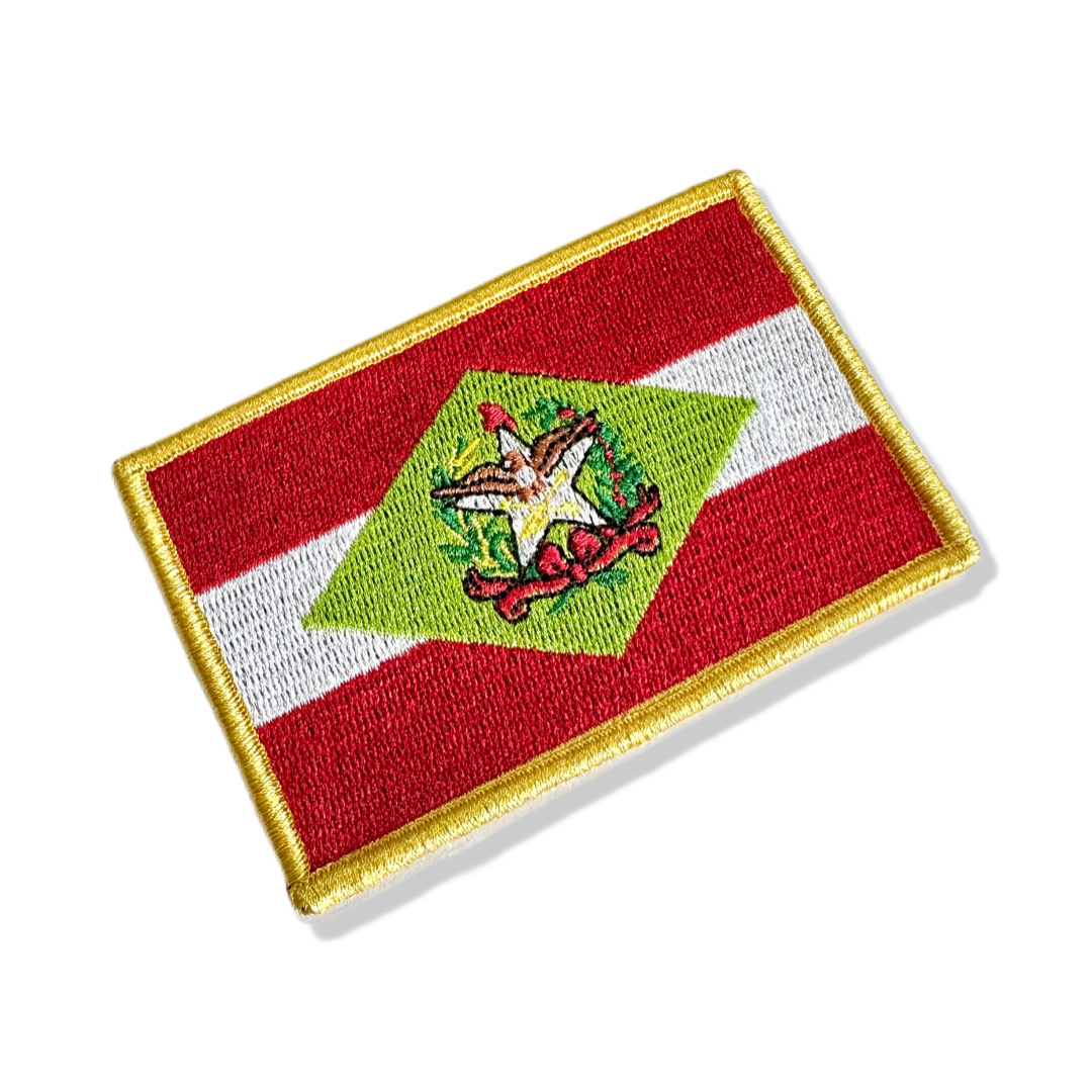 BE0168-021 Santa Catarina Patch Bordado 10,2x6,8cm - Imagem 3
