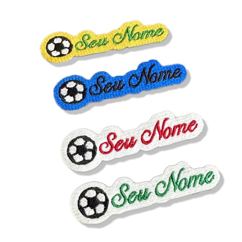 V0060-001 Nome Personalizado Patch Bordado Termo Adesivo