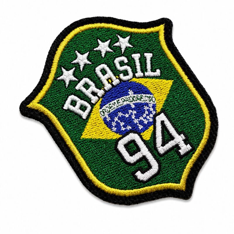 TBR094-075A Patch Brasil 1994 Bordado Termocolante Seleção Campeã Mundial