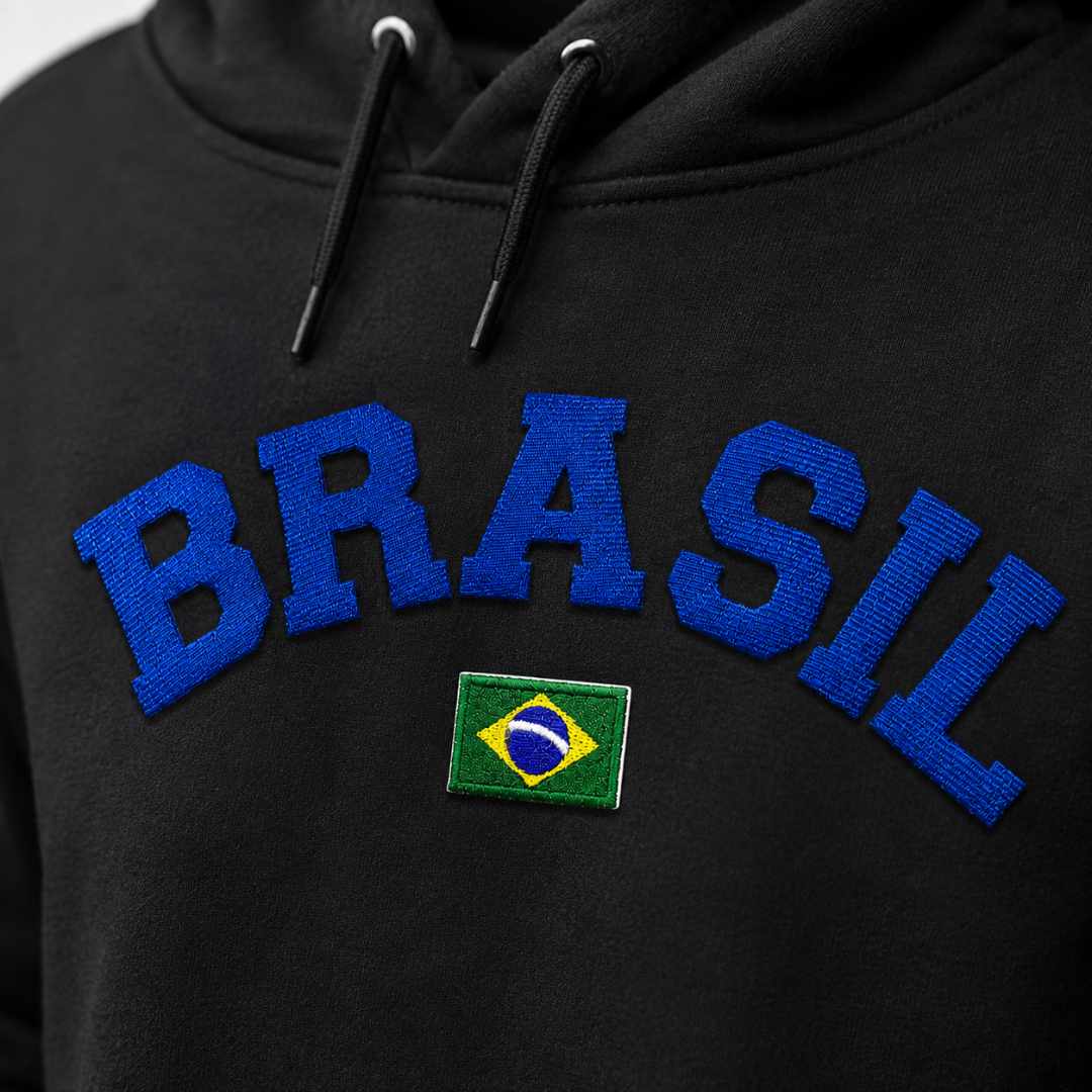 LN003-055A Patch Brasil em Tecido Termo Adesivo 25,5x 5,5cm - Imagem 9