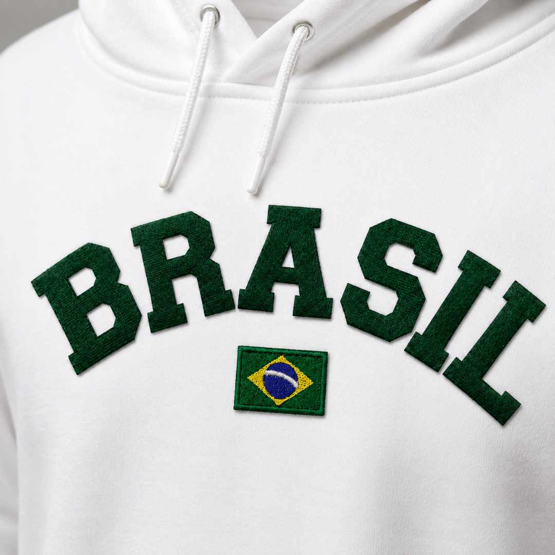 LN003-055A Patch Brasil em Tecido Termo Adesivo 25,5x 5,5cm - Imagem 13