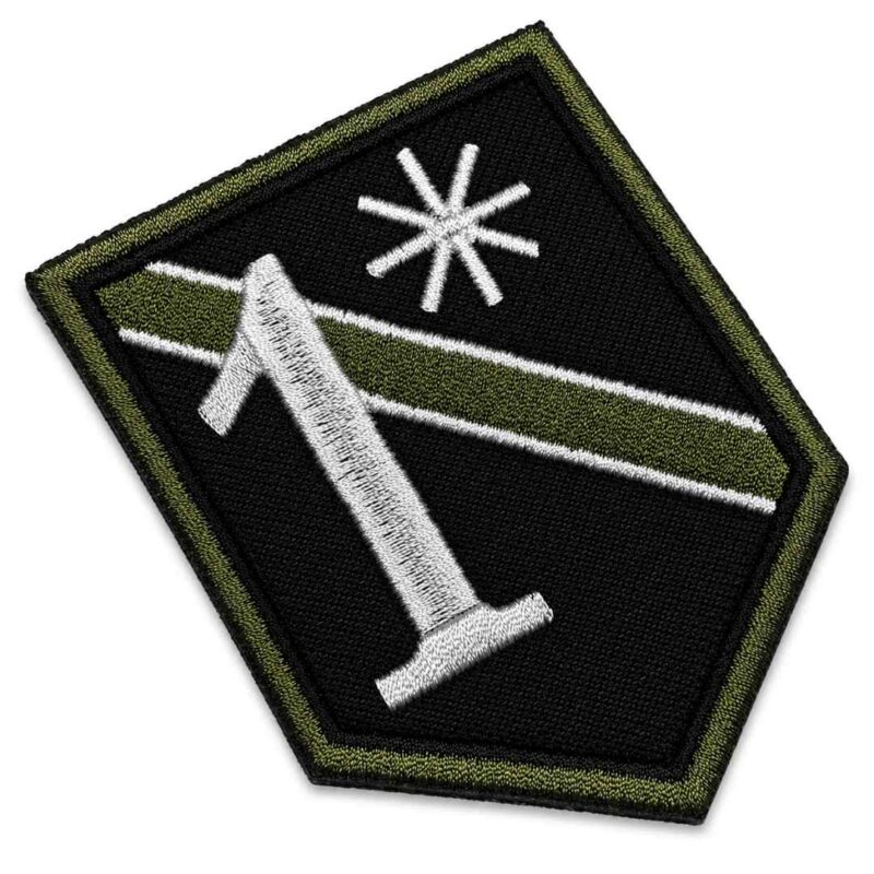 M0110-068C Patch Bordado One Ass To Risk Militar 6,8x9cm