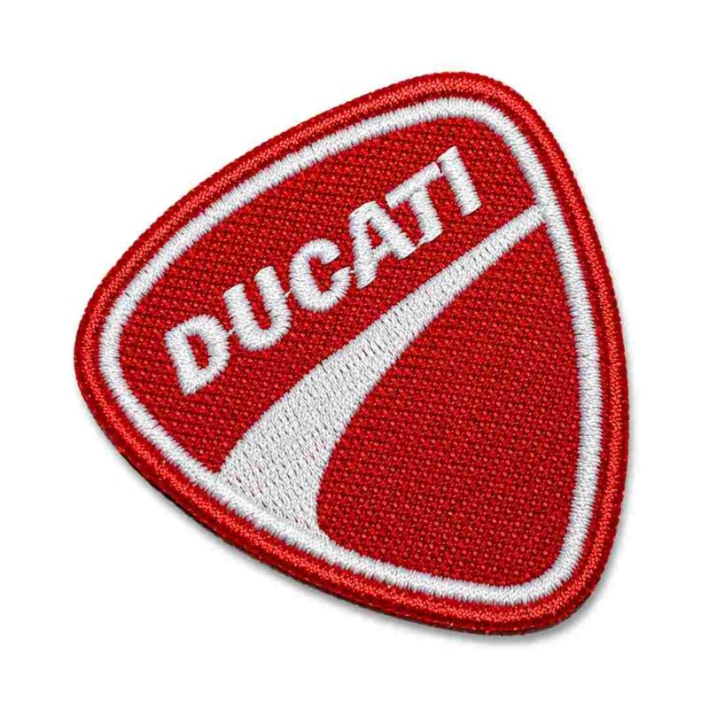 MOT190-057A Patch Bordado Ducati Kart 5,7x6,0cm