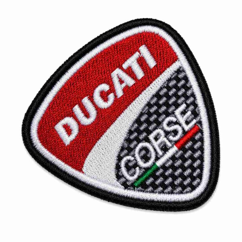 MOT191-057A Patch Bordado Ducati Corse 5,7x6,0cm