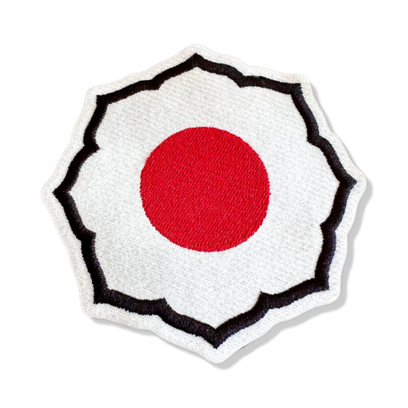 Bandeira Brasil Judo ATM078 Patch Bordado para Kimono Camisa
