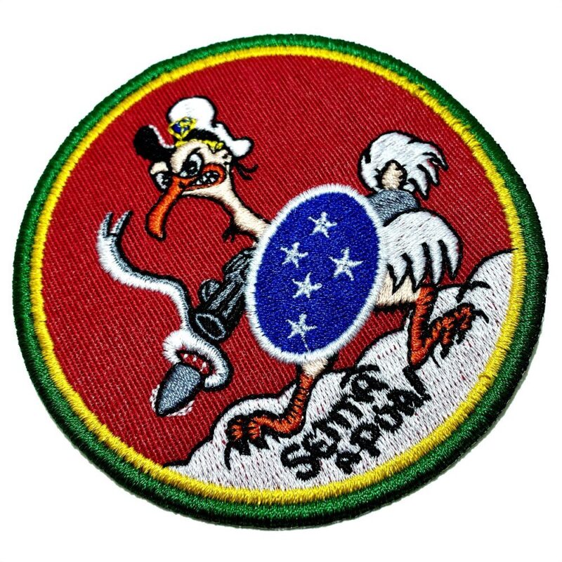 M0057T 01 Senta Púa FEB Patch Bordado  9,50X9,5CM
