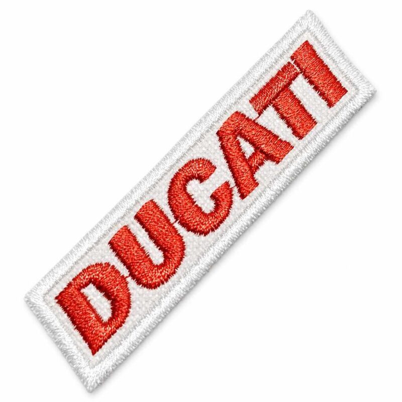 MOT128-080A Ducati MotoGP Patch Bordado 8x2cm