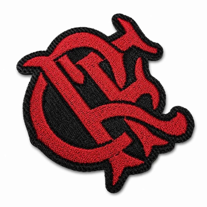 TRJ081-080A Flamengo Patch Bordado 7,5x7,5cm