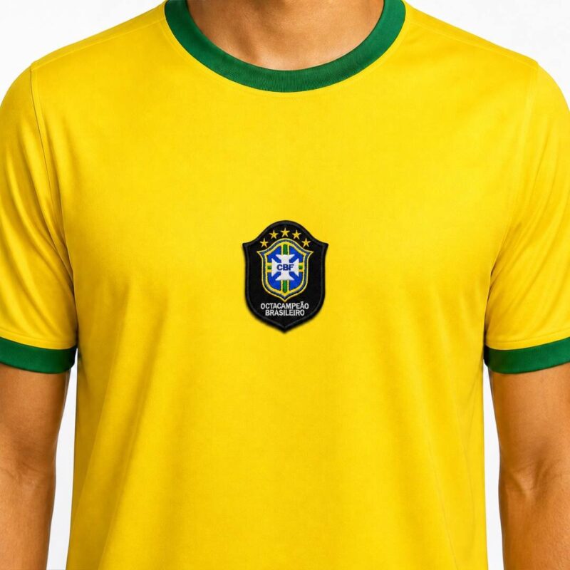 TSP136-075A Octacampeão Brasileiro camisa amarelo