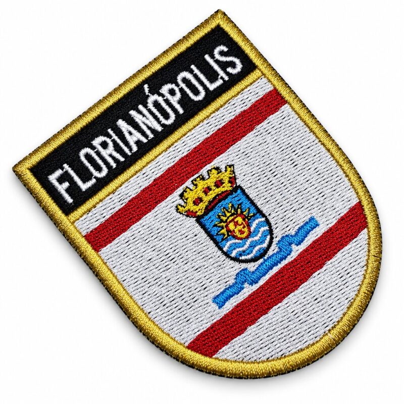 BC0018E-068A Florianópolis SC Brasil Patch Bordado 6,8x8cm