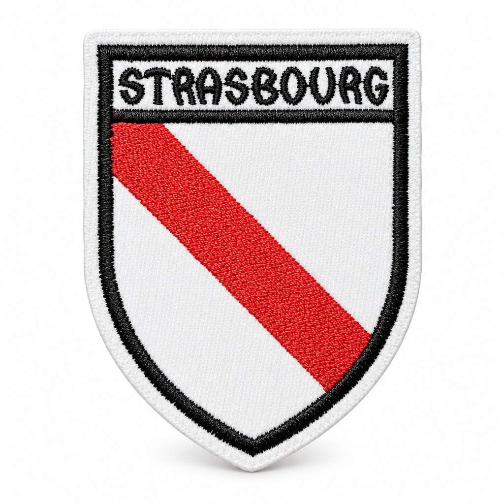 EC0003-073A Estrasburgo França Patch Bordado 7x9,2cm - Imagem 5