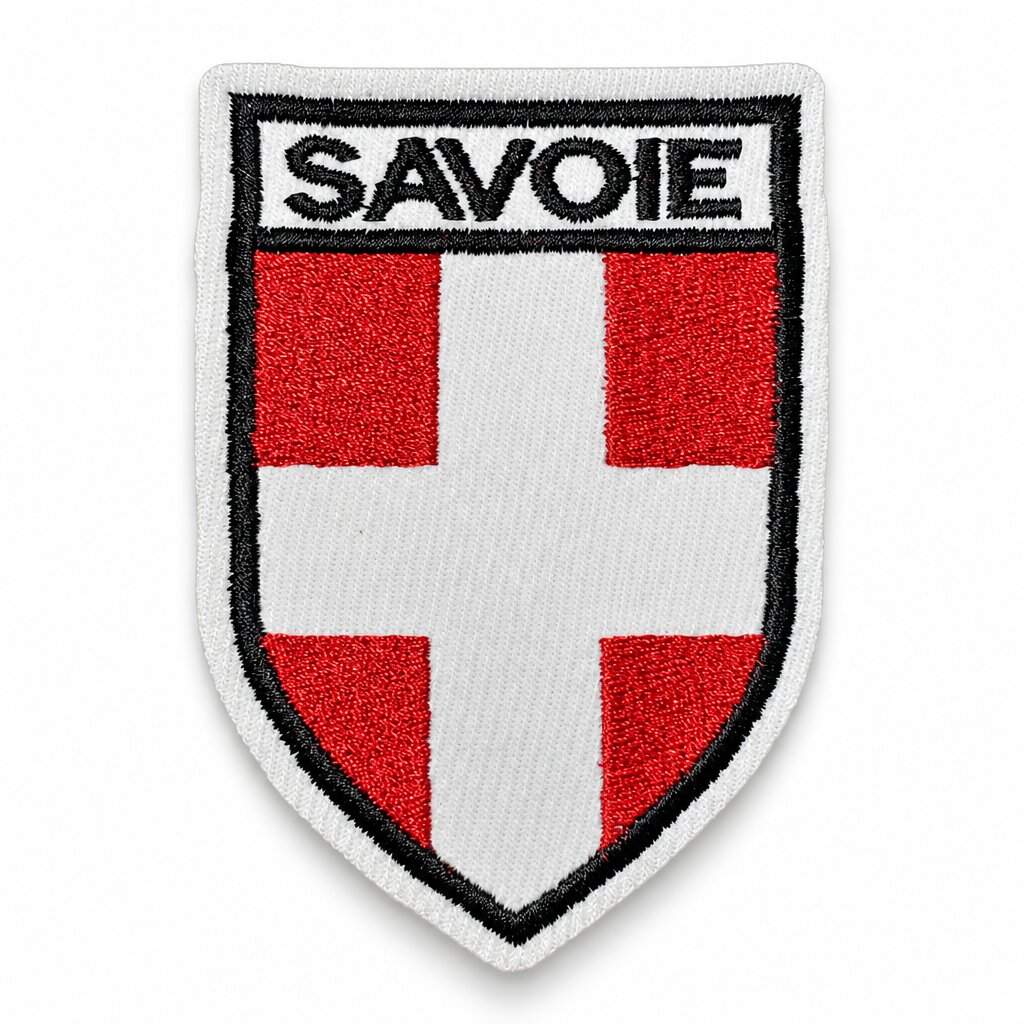 EP0001-068A Escudo Sabóia França Patch Bordado 6,5x9,5cm - Imagem 6
