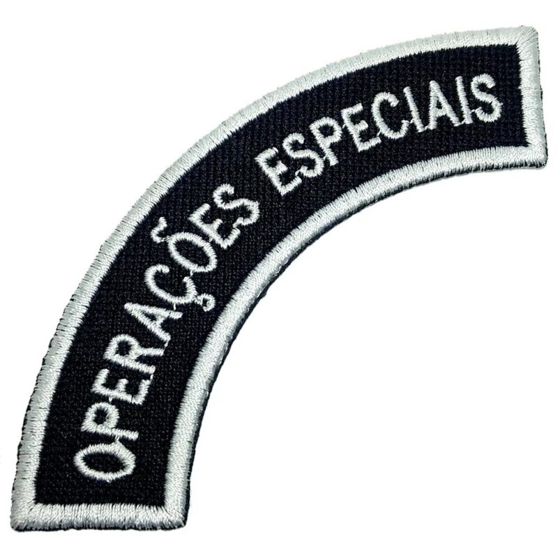 M0047T Operações Especiais Patch Bordado Termo Adesivo 12x4,4 cm