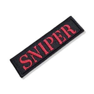 Sniper Patch Bordado Para Colete Moto Jaqueta Camisa Roupa